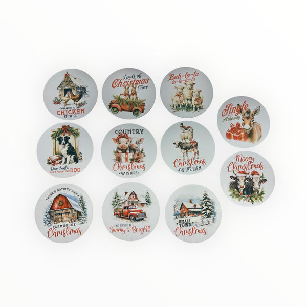 Christmas on the Farm Car Freshy